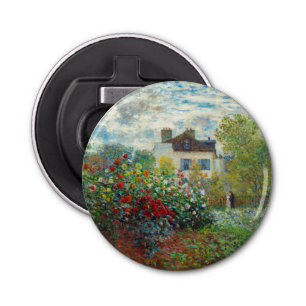 Claude Monet - The Artist's Garden in Argenteuil Bottle Opener