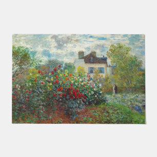 Claude Monet - The Artist's Garden in Argenteuil Doormat