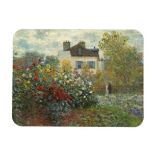 Claude Monet   The Artist's Garden in Argenteuil Magnet