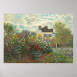 Claude Monet | The Artist's Garden in Argenteuil Poster<br><div class="desc">The Artist's Garden in Argenteuil (A Corner of the Garden with Dahlias),  1873 (oil on canvas)| by  Claude Monet | Art Location: National Gallery of Art Washington DC| French Artist | Image Collection Number: XOS744773</div>