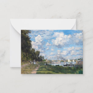 Claude Monet - The Basin at Argenteuil Card