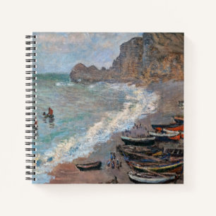 Claude Monet - The Beach at Etretat Notebook