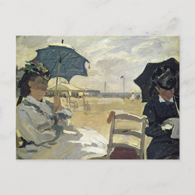 Claude Monet | The Beach at Trouville, 1870 Postcard (Front)