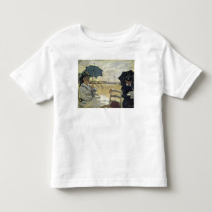 Claude Monet The Beach at Trouville, 1870 Toddler T-Shirt