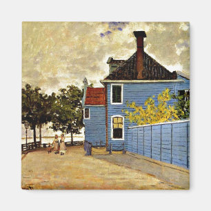 Claude Monet - The Blue House at Zaandam, Magnet