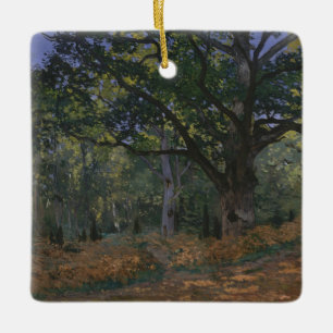 Claude Monet The Bodmer Oak, Fontainebleau Fores Ceramic Ornament