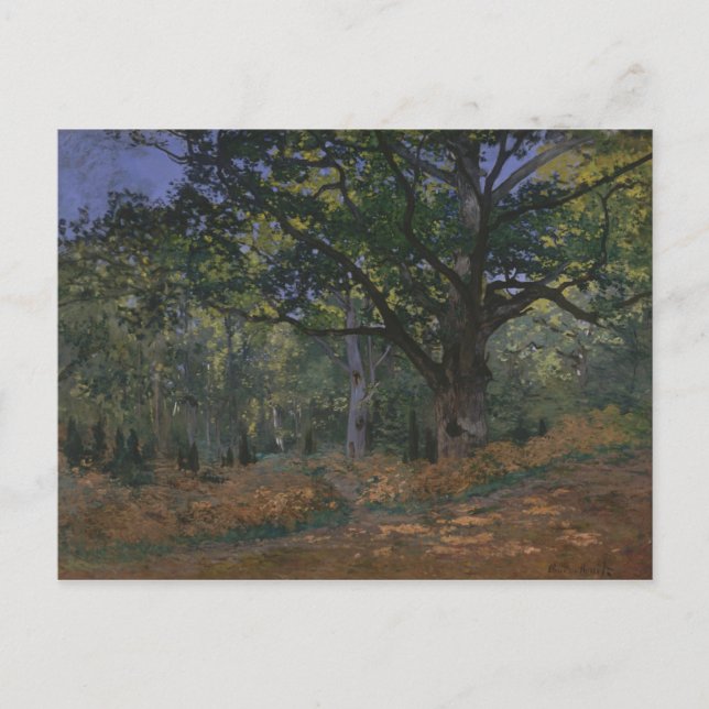 Claude Monet | The Bodmer Oak, Fontainebleau Fores Postcard (Front)