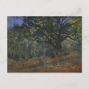 Claude Monet The Bodmer Oak, Fontainebleau Fores Postcard