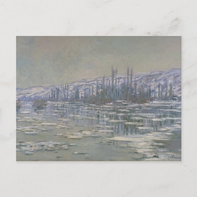 Claude Monet - The Break-up of the Ice Postcard (Front)