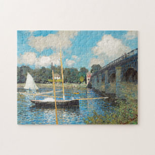 Claude Monet The Bridge at Argenteuil (1874) Jigsaw Puzzle