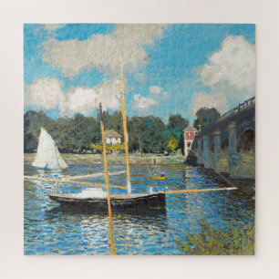 Claude Monet The Bridge at Argenteuil (1874) Jigsaw Puzzle