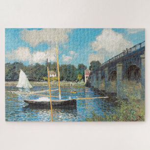 Claude Monet The Bridge at Argenteuil (1874) Jigsaw Puzzle