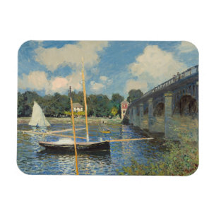 Claude Monet The Bridge at Argenteuil Magnet