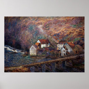 Claude Monet - The Bridge at Vervy Poster