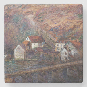 Claude Monet - The Bridge at Vervy Stone Coaster