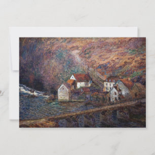 Claude Monet - The Bridge at Vervy Thank You Card