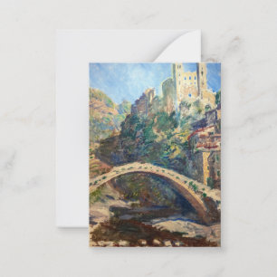 Claude Monet - The Castle of Dolceacqua Card