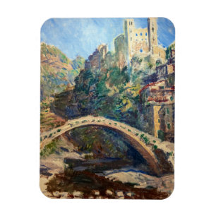 Claude Monet - The Castle of Dolceacqua Magnet