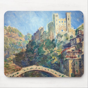 Claude Monet - The Castle of Dolceacqua Mouse Pad