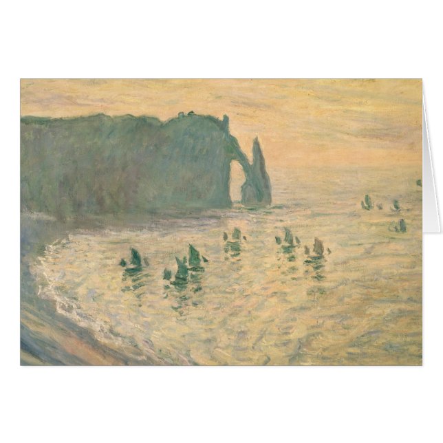 Claude Monet | The Cliffs at Etretat, 1886 (Front Horizontal)