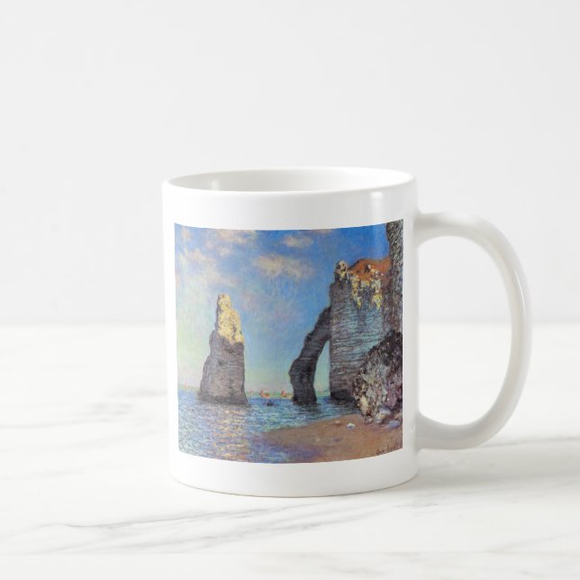 Claude Monet // The Cliffs at Etretat Coffee Mug (Right)