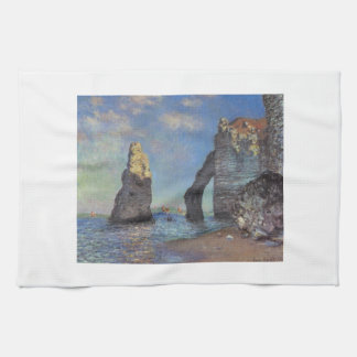 Claude Monet The Cliffs at Etretat Destiny Gifts Tea Towel