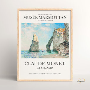 Claude Monet The Cliffs at Étretat Fine Art Print 