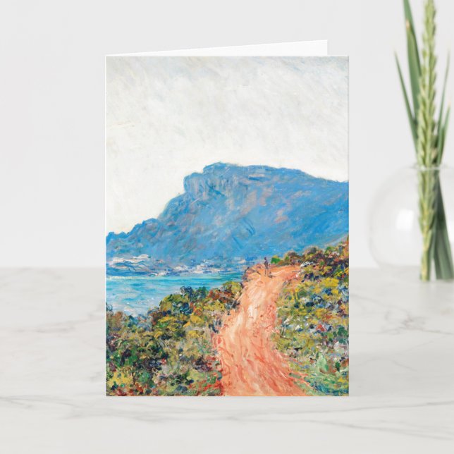 Claude Monet The Corniche near Monaco Card (Front)