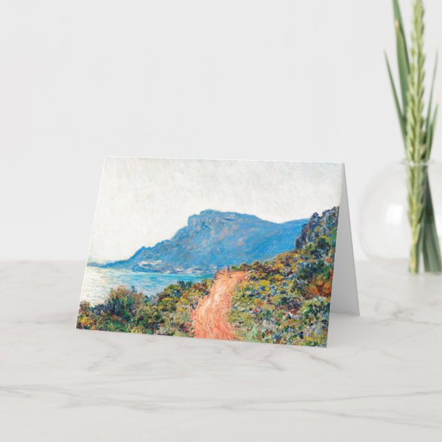 Claude Monet The Corniche near Monaco Card (Front)