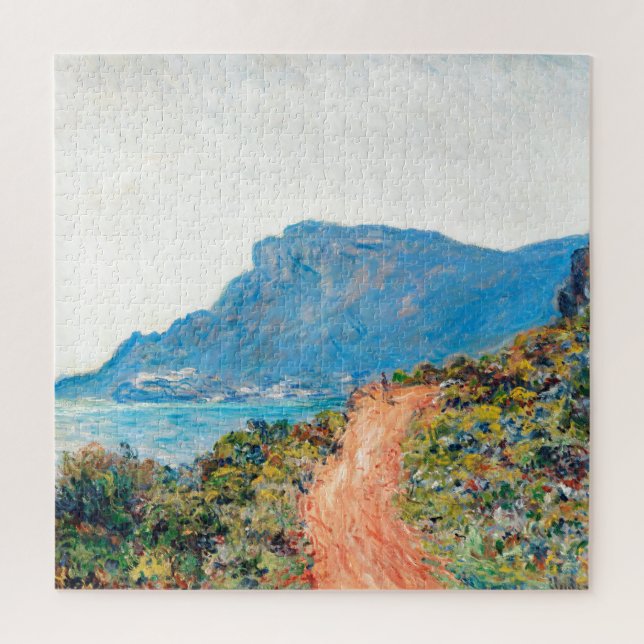 Claude Monet The Corniche near Monaco Jigsaw Puzzle (Vertical)