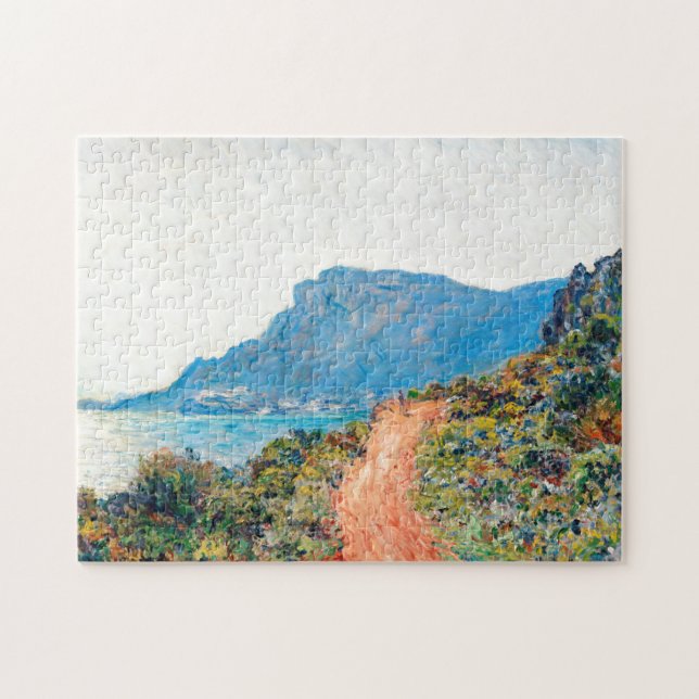 Claude Monet The Corniche near Monaco Jigsaw Puzzle (Horizontal)