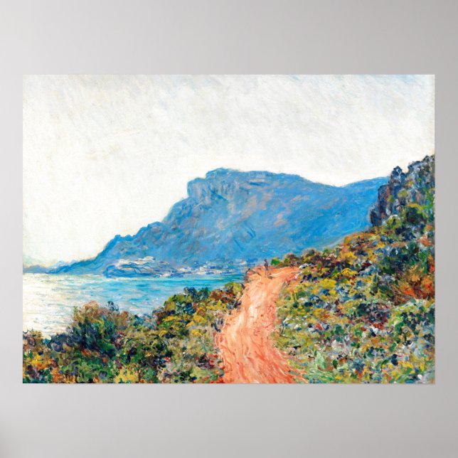 Claude Monet The Corniche near Monaco Poster (Front)