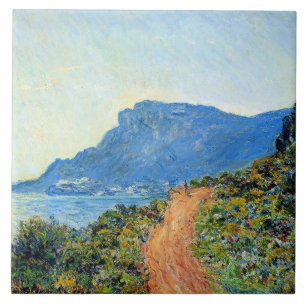 Claude Monet, The Corniche of Monaco, Ceramic Tile
