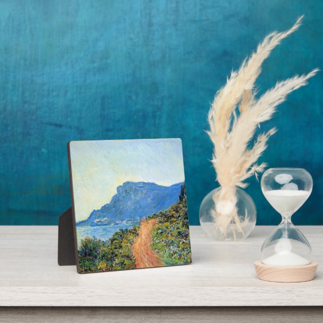 Claude Monet, The Corniche of Monaco, Plaque (Insitu)