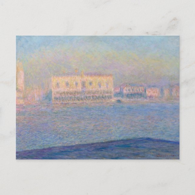 Claude Monet | The Doge's Palace Seen from San Gio Postcard (Front)