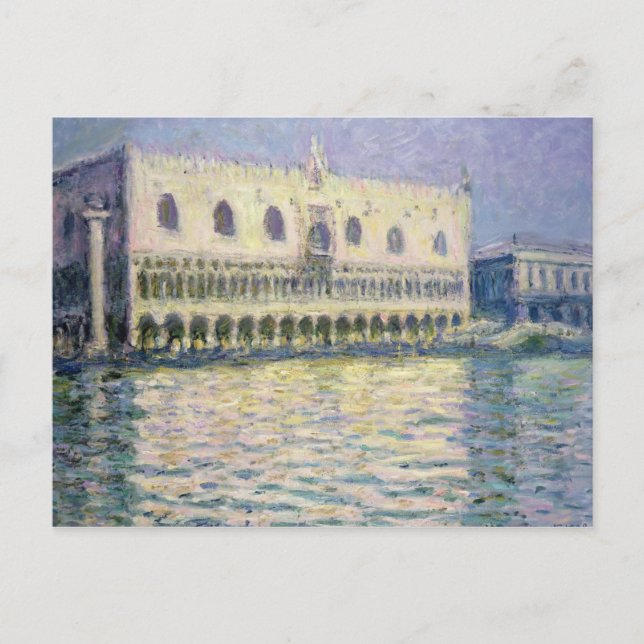 Claude Monet | The Ducal Palace, Venice, 1908 Postcard (Front)