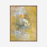 Claude Monet The Duck Pond Painting Art Print<br><div class="desc">The Duck Pond is a mesmerising Impressionist artwork that presents a serene and idyllic scene of a duck pond surrounded by lush greenery and water lilies,  showcasing Monet's mastery in capturing the interplay of light,  reflections,  and nature's tranquillity.</div>