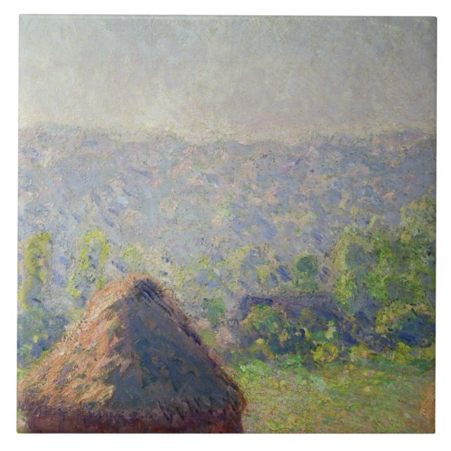 Claude Monet | The End of the Summer, at Givern Ceramic Tile (Front)