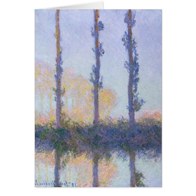 Claude Monet | The Four Trees (Front)