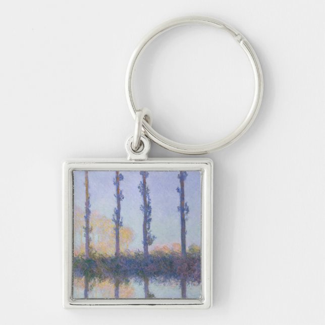 Claude Monet | The Four Trees Key Ring (Front)