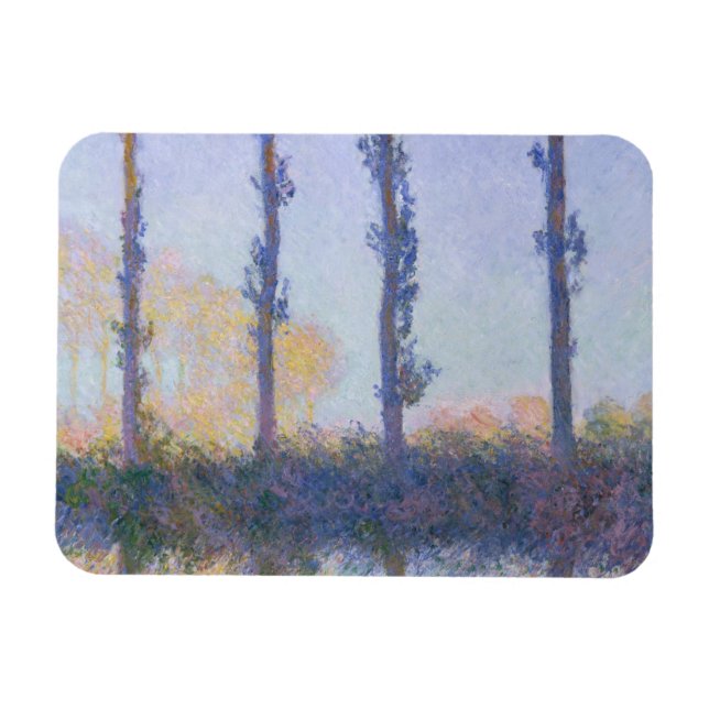 Claude Monet | The Four Trees Magnet (Horizontal)