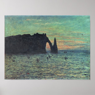 Claude Monet The Hollow Needle at Etretat, 1883 Poster