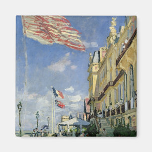 Claude Monet The Hotel des Roches Noires Magnet