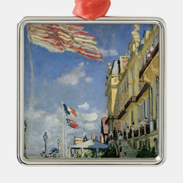Claude Monet | The Hotel des Roches Noires Metal Ornament (Front)