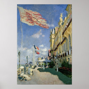 Claude Monet   The Hotel des Roches Noires Poster