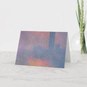 Claude Monet The Houses of Parliament, London Card