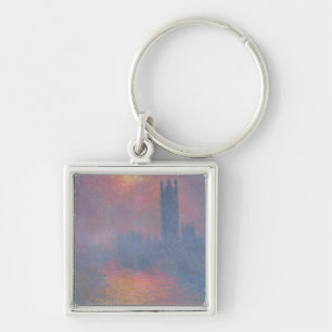 Claude Monet The Houses of Parliament, London Key Ring