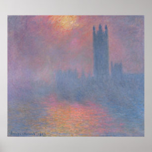 Claude Monet   The Houses of Parliament, London Poster