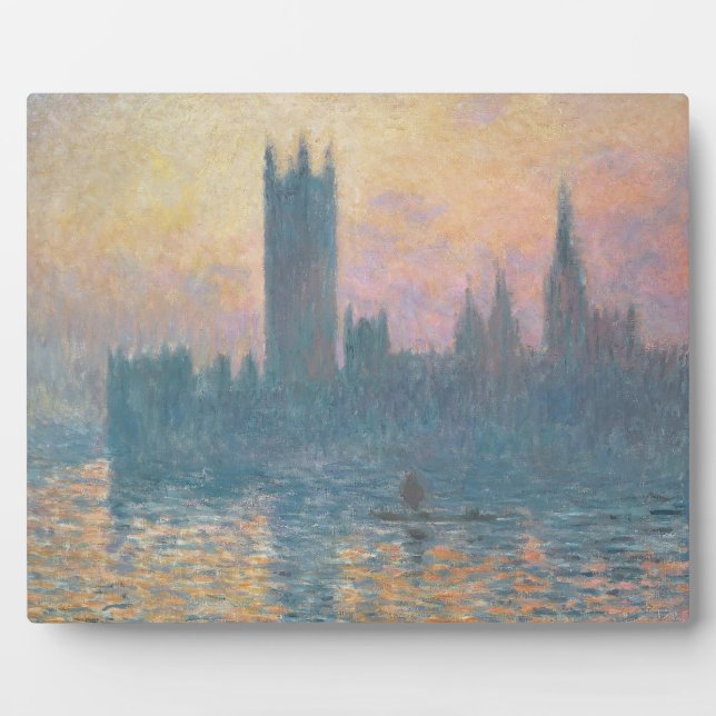 Claude Monet | The Houses of Parliament, Sunset Plaque (Front)