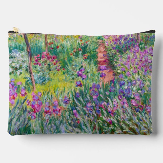 Claude Monet - The Iris Garden at Giverny Accessory Pouch (Front)